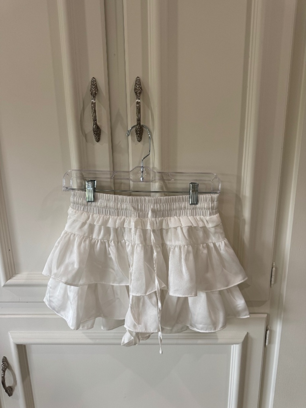 White skirt